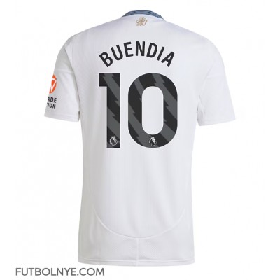 Camiseta Aston Villa Emiliano Buendia #10 Visitante Equipación 2024-25 manga corta Camiseta Aston Villa Emiliano Buendia #10 Visitante Equipación 2024-25 manga corta